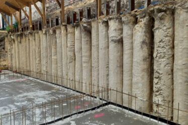 Pale i kolumny fundamentowe wykonywane w technologii CFA.