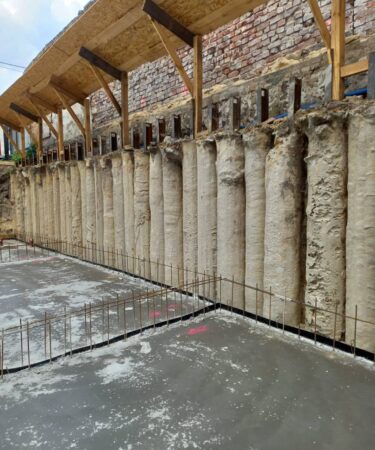 Pale i kolumny fundamentowe wykonywane w technologii CFA.