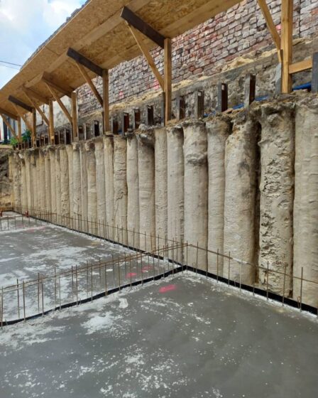 Pale i kolumny fundamentowe wykonywane w technologii CFA.